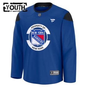 Dresovi New York Rangers 2024-25 Fanatics Team Practice Custom Plava - Dječji